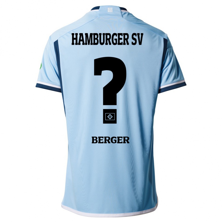 Kinder Jean Berger #0 Blau Auswärtstrikot Trikot 2023/24 T-Shirt Schweiz