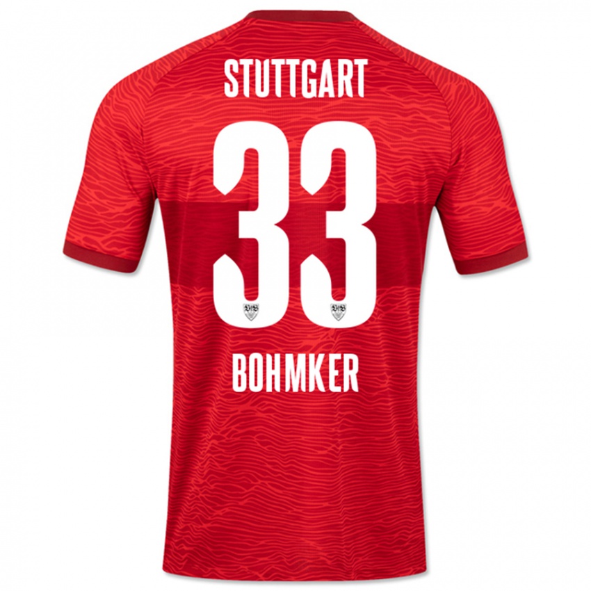 Kinder Finn Böhmker #33 Rot Auswärtstrikot Trikot 2023/24 T-Shirt Schweiz