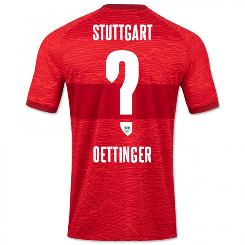 Kinder Jannik Oettinger #0 Rot Auswärtstrikot Trikot 2023/24 T-Shirt Schweiz