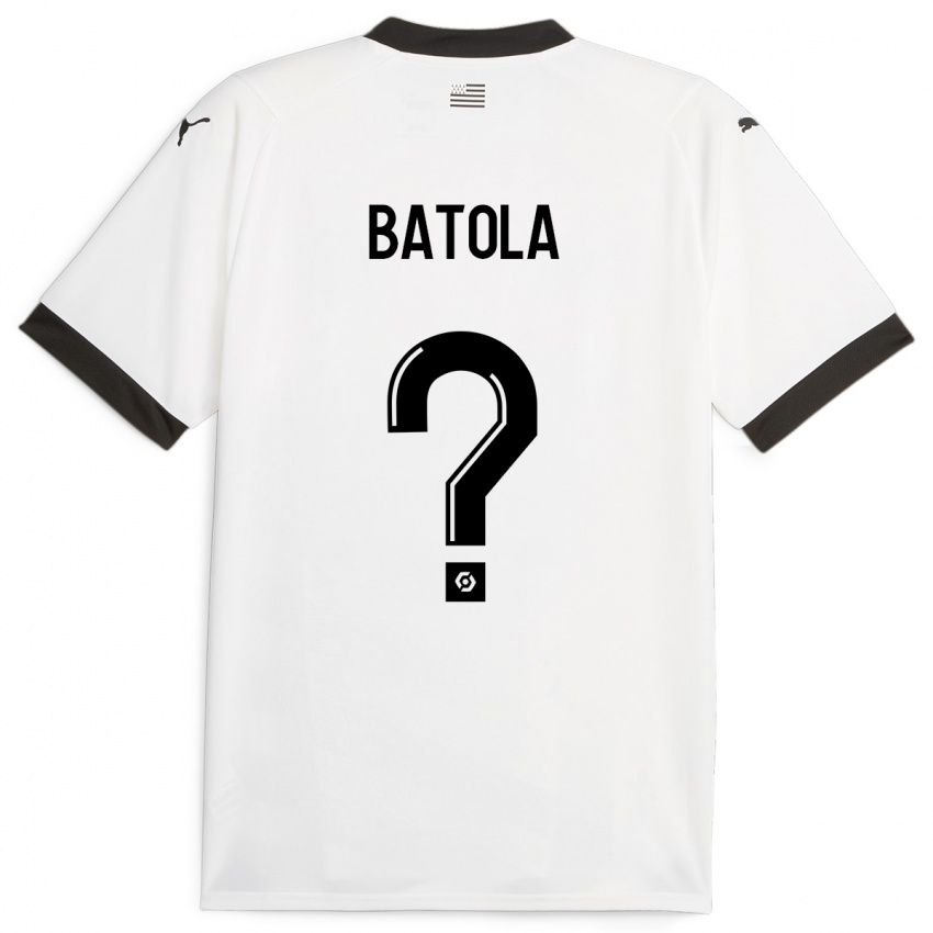 Kinder Yann Batola #0 Weiß Auswärtstrikot Trikot 2023/24 T-Shirt Schweiz