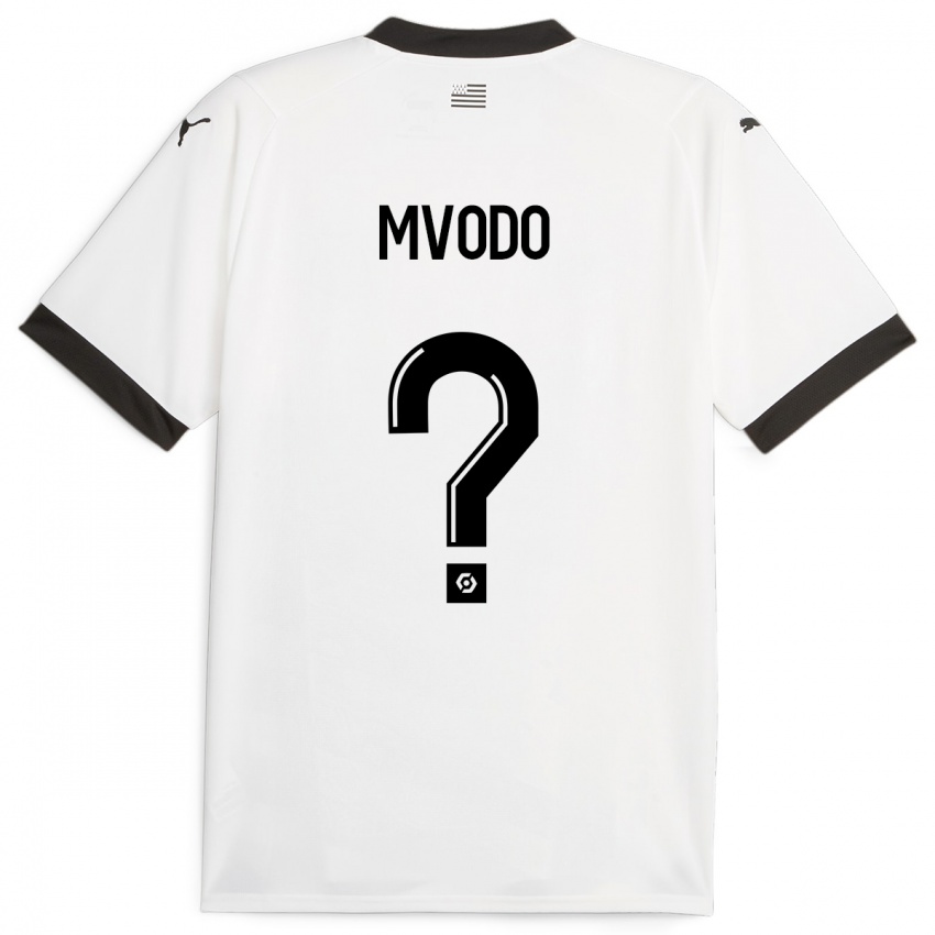 Kinder Steeve Mvodo Mvodo #0 Weiß Auswärtstrikot Trikot 2023/24 T-Shirt Schweiz