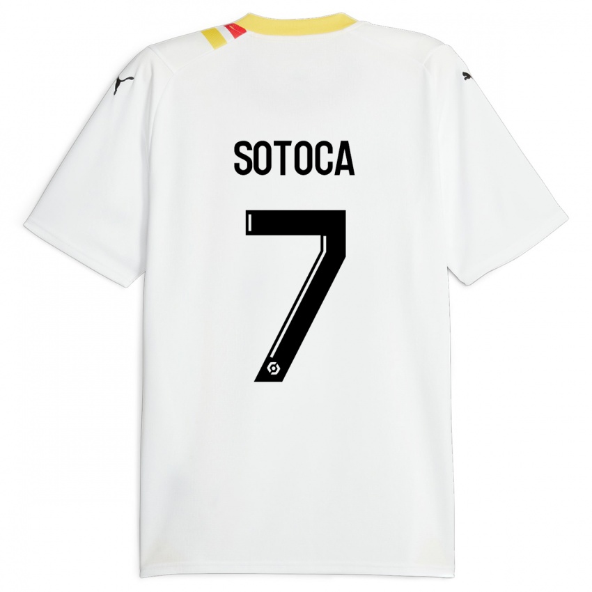 Kinder Florian Sotoca #7 Schwarz Auswärtstrikot Trikot 2023/24 T-Shirt Schweiz