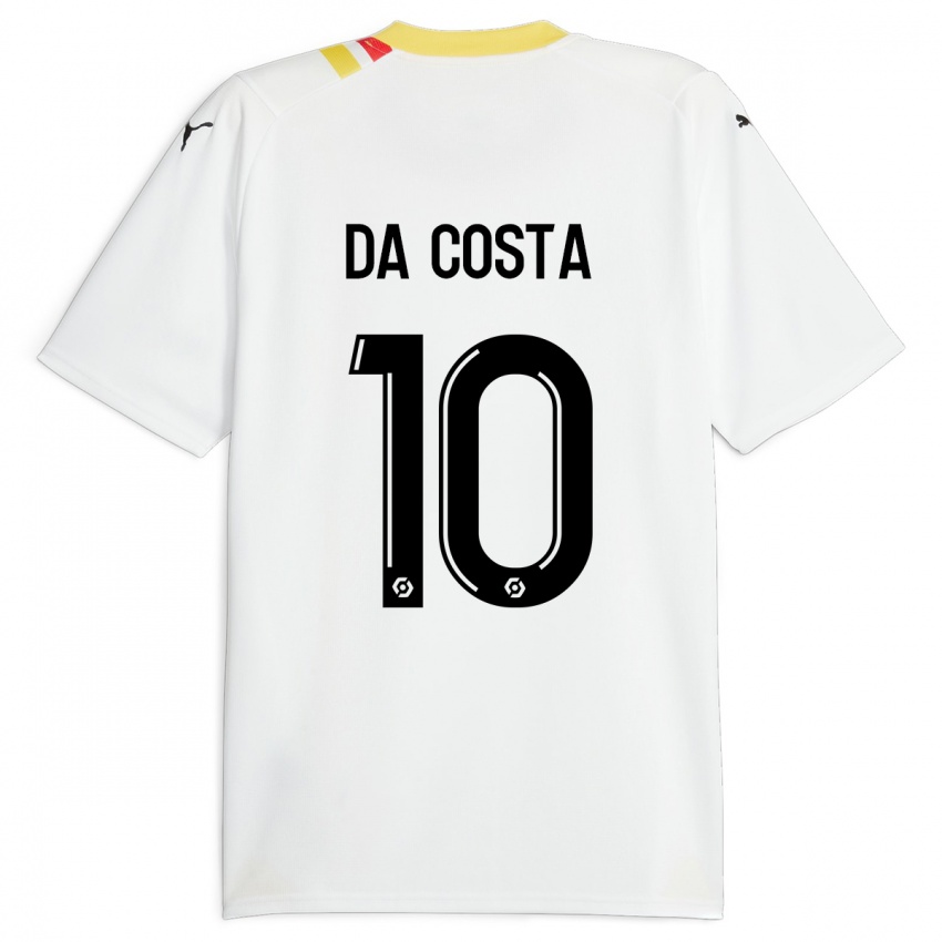 Kinder David Pereira Da Costa #10 Schwarz Auswärtstrikot Trikot 2023/24 T-Shirt Schweiz