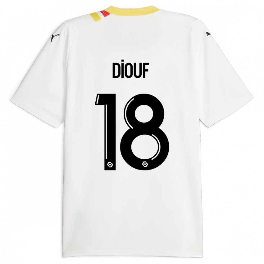 Kinder Andy Diouf #18 Schwarz Auswärtstrikot Trikot 2023/24 T-Shirt Schweiz