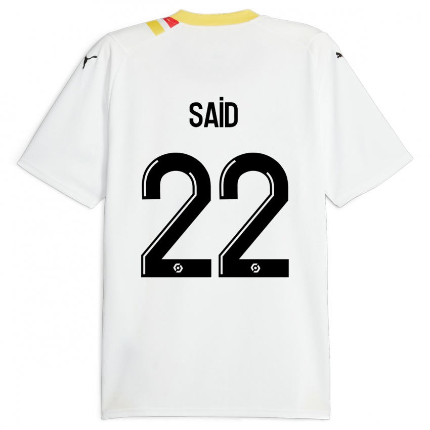 Kinder Wesley Saïd #22 Schwarz Auswärtstrikot Trikot 2023/24 T-Shirt Schweiz