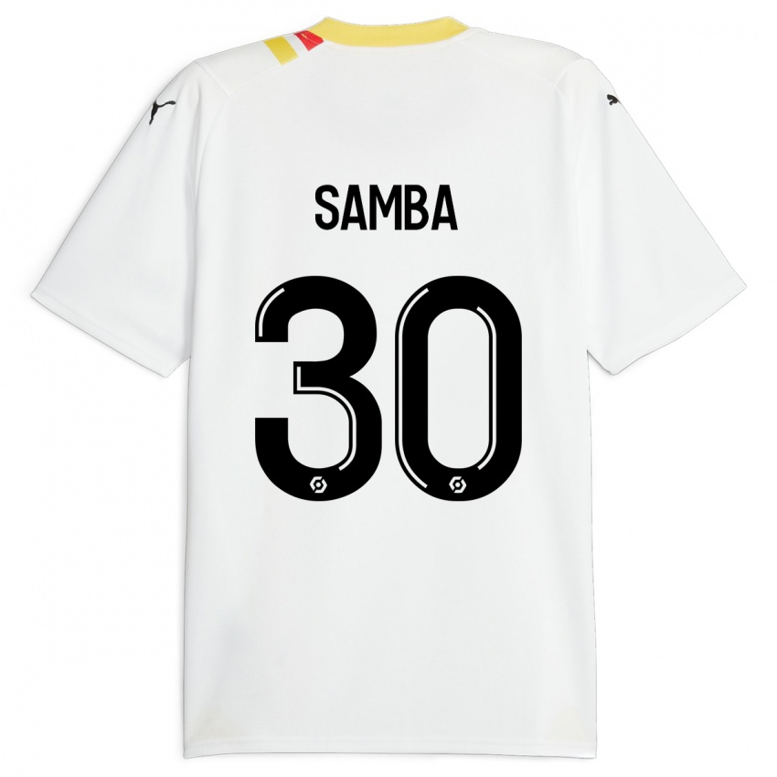 Kinder Brice Samba #30 Schwarz Auswärtstrikot Trikot 2023/24 T-Shirt Schweiz