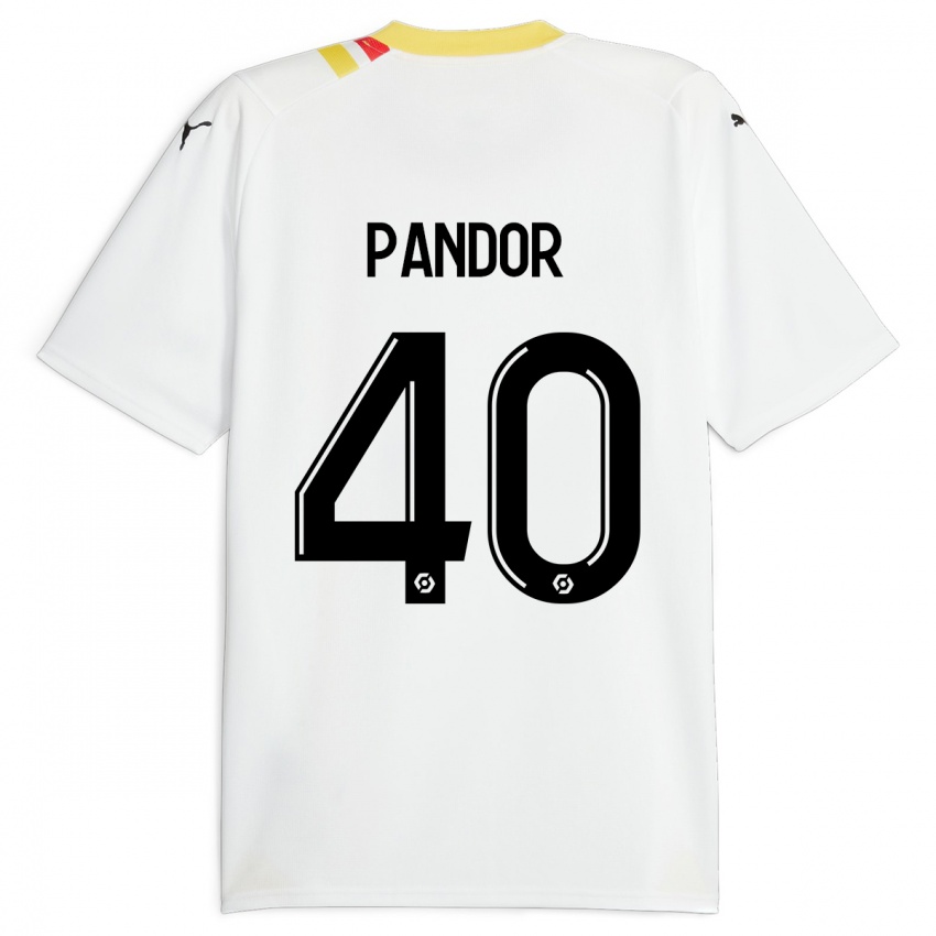 Kinder Yannick Pandor #40 Schwarz Auswärtstrikot Trikot 2023/24 T-Shirt Schweiz