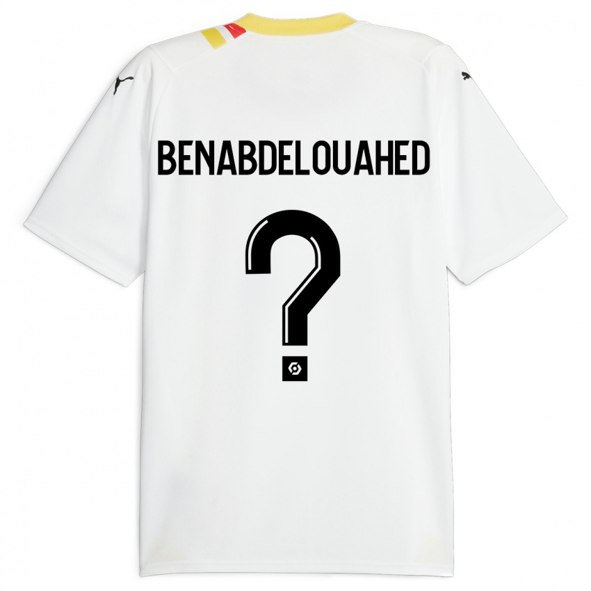 Kinder Kaïs Benabdelouahed #0 Schwarz Auswärtstrikot Trikot 2023/24 T-Shirt Schweiz
