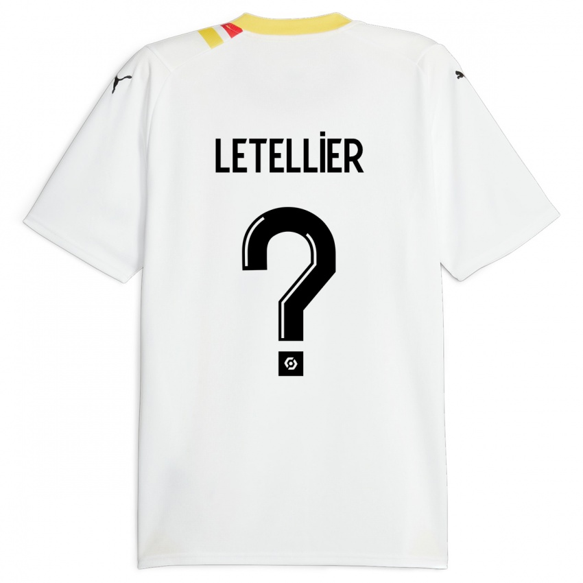 Kinder Trévor Letellier #0 Schwarz Auswärtstrikot Trikot 2023/24 T-Shirt Schweiz