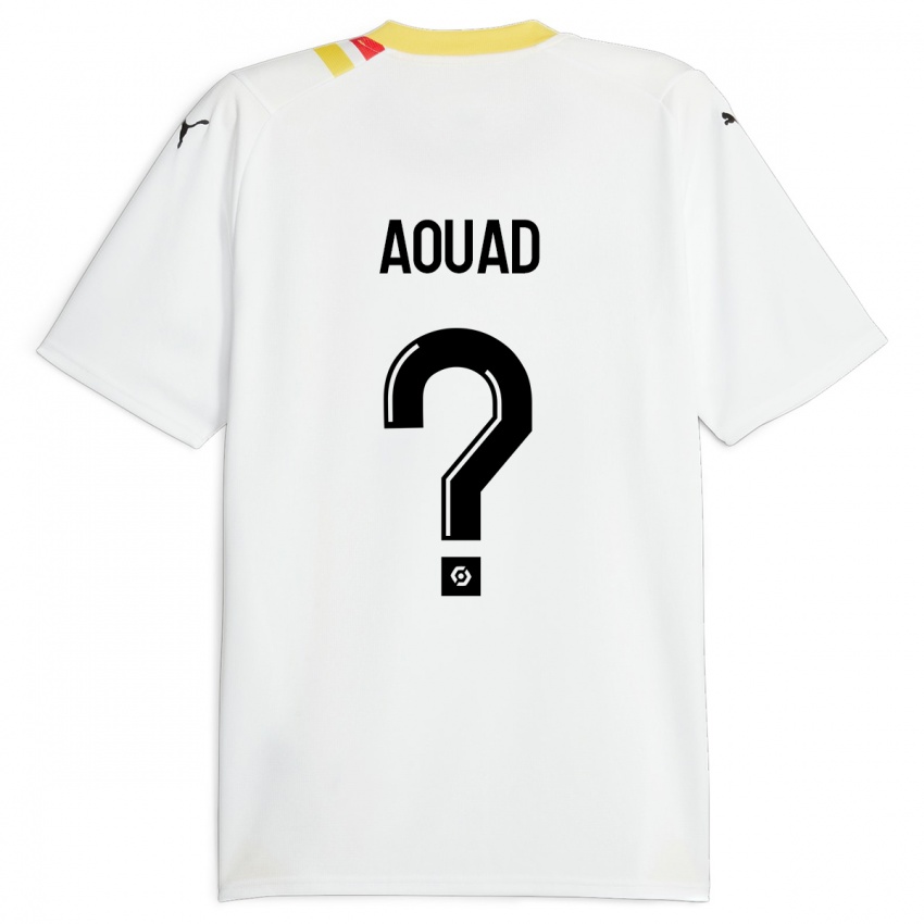 Kinder Ismaël Aouad #0 Schwarz Auswärtstrikot Trikot 2023/24 T-Shirt Schweiz