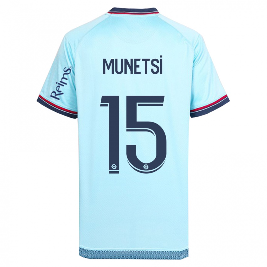 Kinder Marshall Munetsi #15 Himmelblau Auswärtstrikot Trikot 2023/24 T-Shirt Schweiz