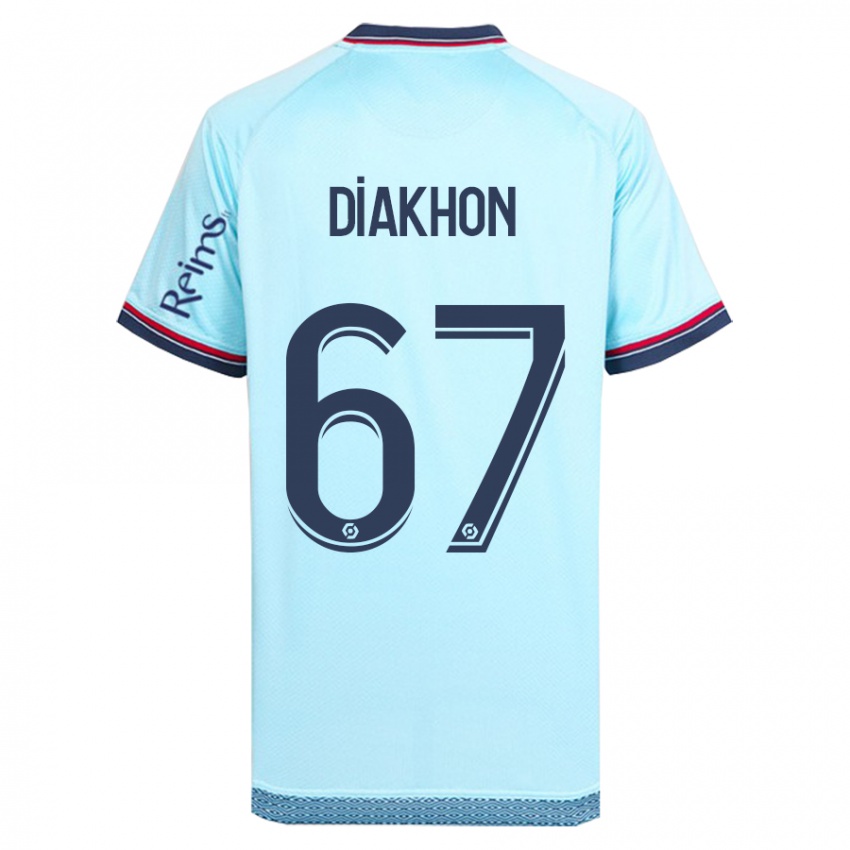 Kinder Mamadou Diakhon #67 Himmelblau Auswärtstrikot Trikot 2023/24 T-Shirt Schweiz