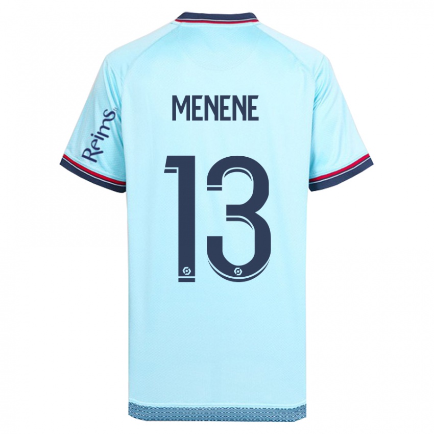 Kinder Meyong Menene #13 Himmelblau Auswärtstrikot Trikot 2023/24 T-Shirt Schweiz