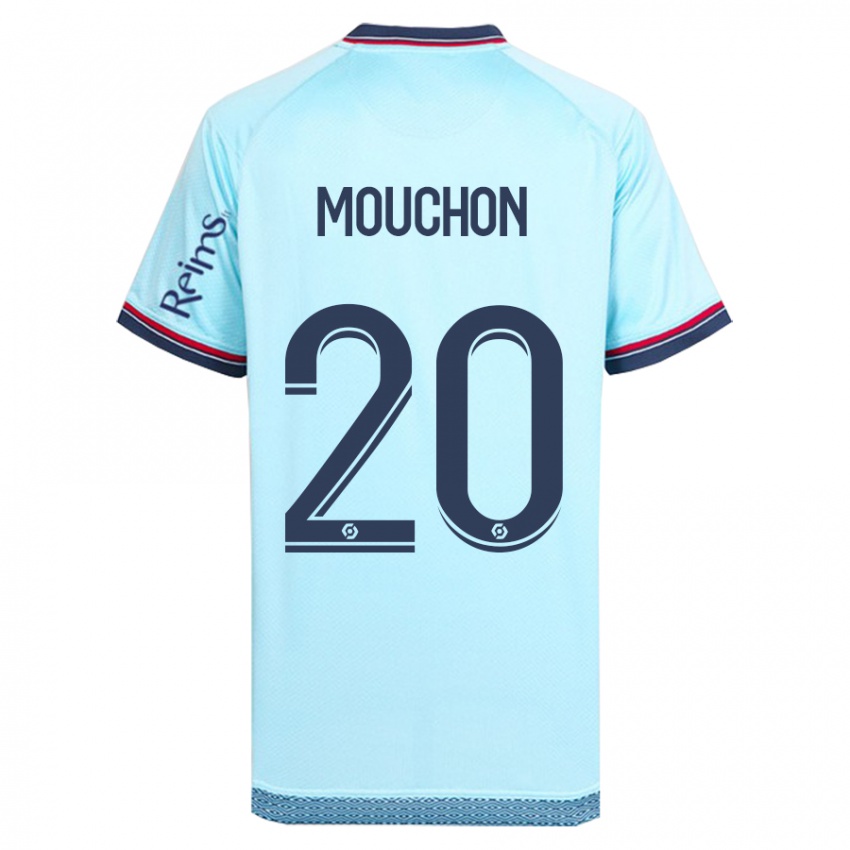 Kinder Noemie Mouchon #20 Himmelblau Auswärtstrikot Trikot 2023/24 T-Shirt Schweiz