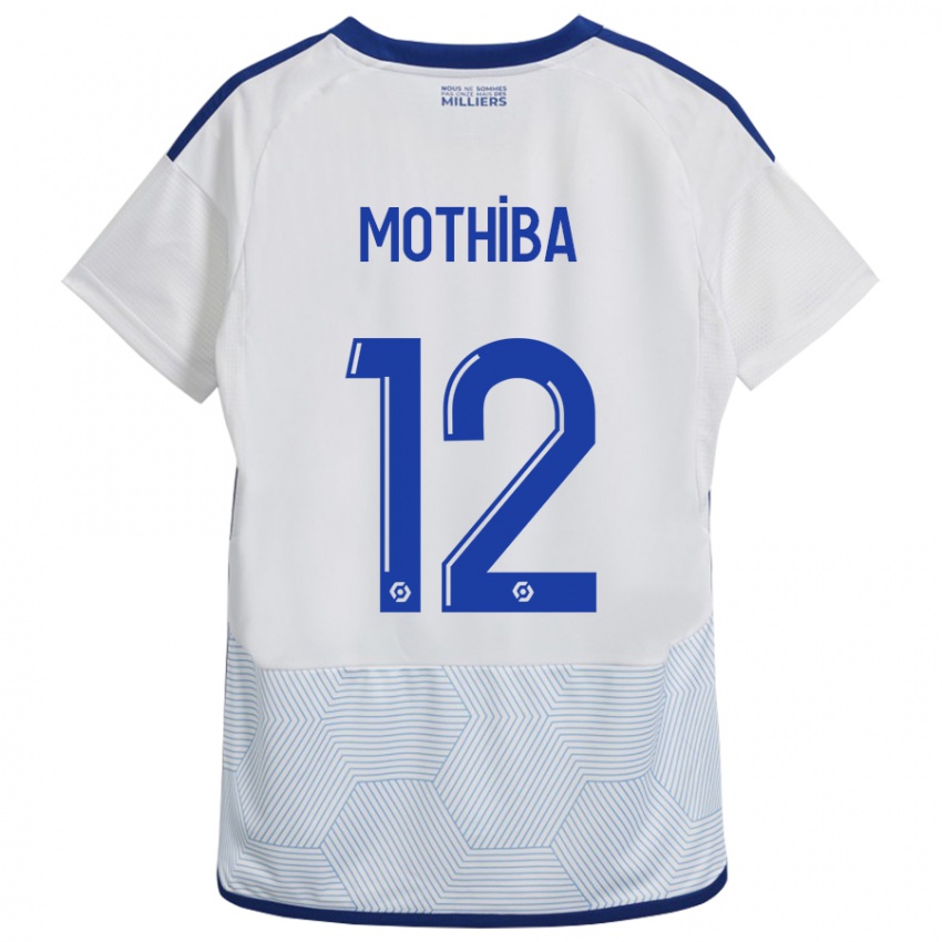 Kinder Lebo Mothiba #12 Weiß Auswärtstrikot Trikot 2023/24 T-Shirt Schweiz