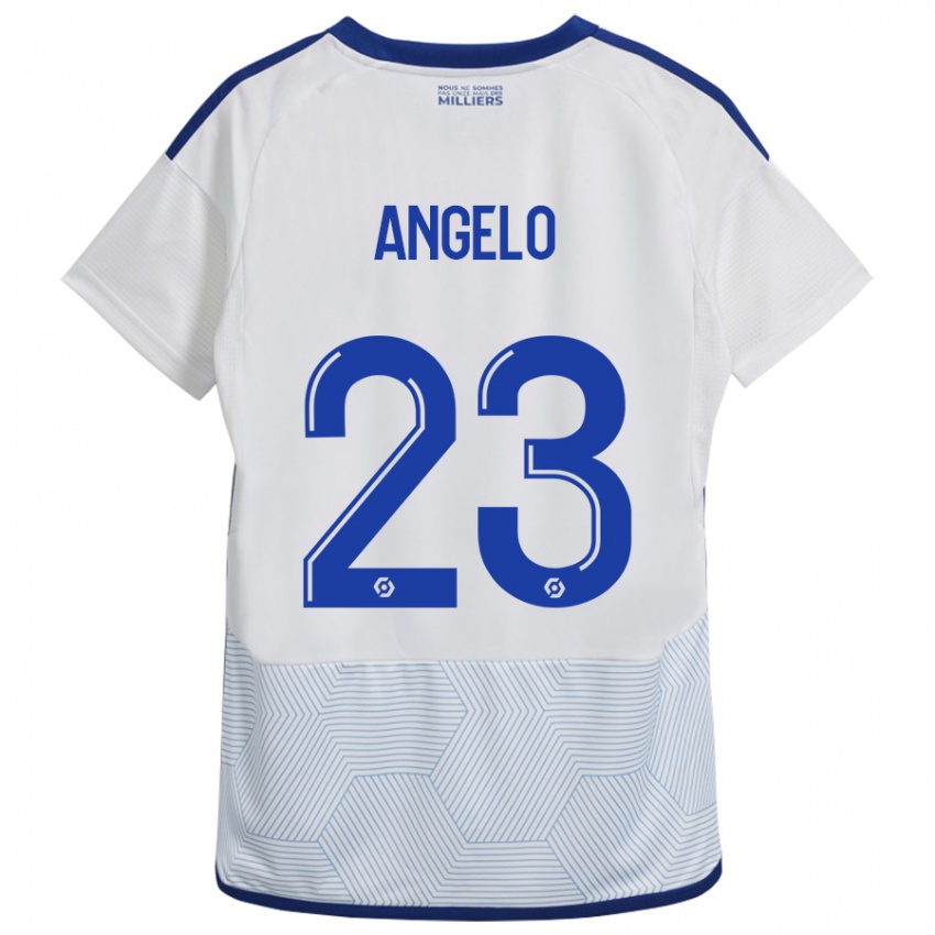 Kinder Ângelo #23 Weiß Auswärtstrikot Trikot 2023/24 T-Shirt Schweiz