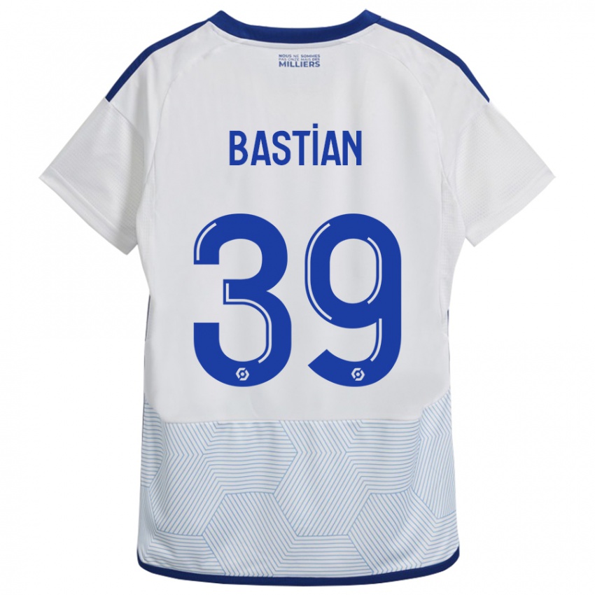 Kinder Maxime Bastian #39 Weiß Auswärtstrikot Trikot 2023/24 T-Shirt Schweiz