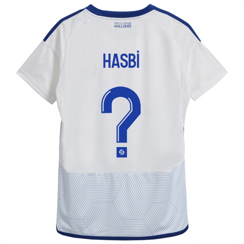 Kinder Walid Hasbi #0 Weiß Auswärtstrikot Trikot 2023/24 T-Shirt Schweiz