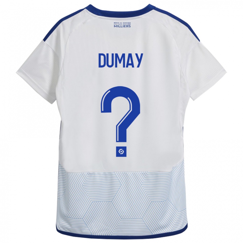 Kinder Yoann Dumay #0 Weiß Auswärtstrikot Trikot 2023/24 T-Shirt Schweiz