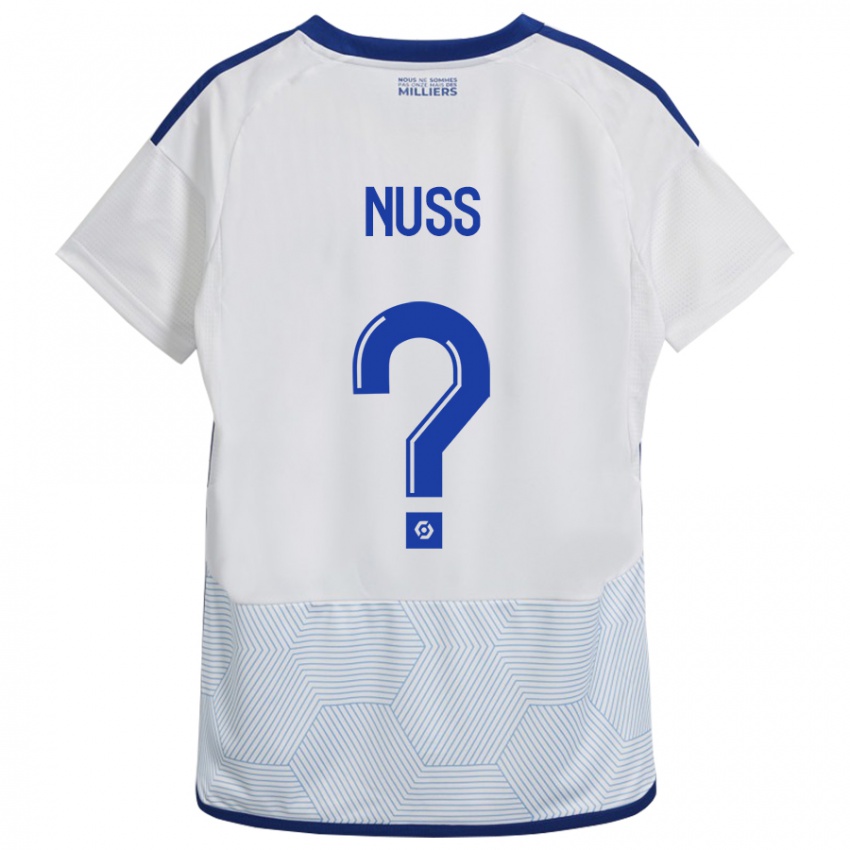 Kinder Antoine Nuss #0 Weiß Auswärtstrikot Trikot 2023/24 T-Shirt Schweiz