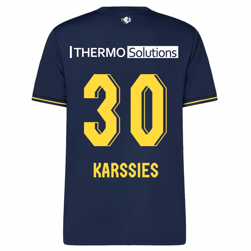 Kinder Sam Karssies #30 Marine Auswärtstrikot Trikot 2023/24 T-Shirt Schweiz