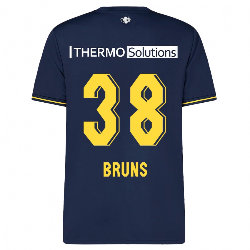 Kinder Max Bruns #38 Marine Auswärtstrikot Trikot 2023/24 T-Shirt Schweiz