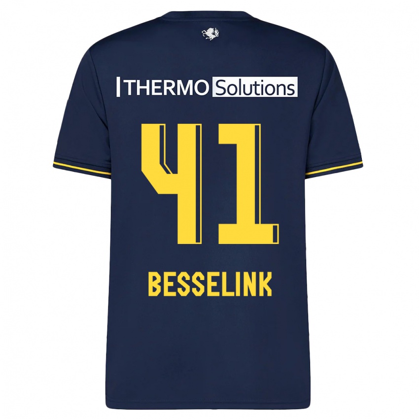 Kinder Gijs Besselink #41 Marine Auswärtstrikot Trikot 2023/24 T-Shirt Schweiz