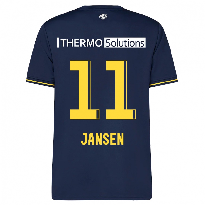 Kinder Renate Jansen #11 Marine Auswärtstrikot Trikot 2023/24 T-Shirt Schweiz