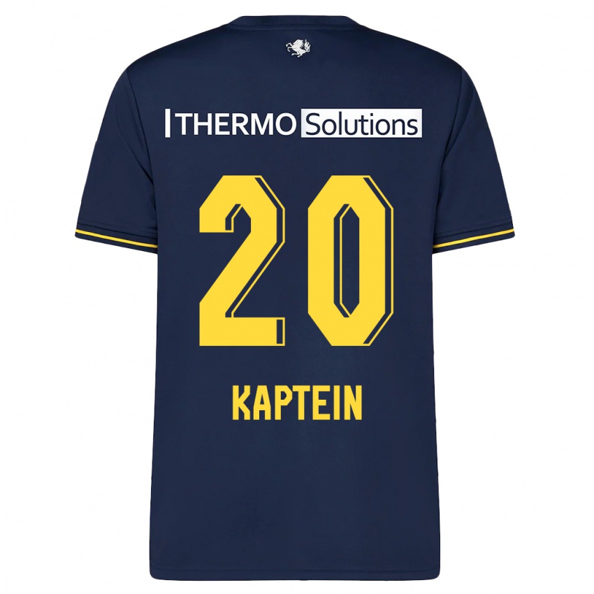 Kinder Wieke Kaptein #20 Marine Auswärtstrikot Trikot 2023/24 T-Shirt Schweiz