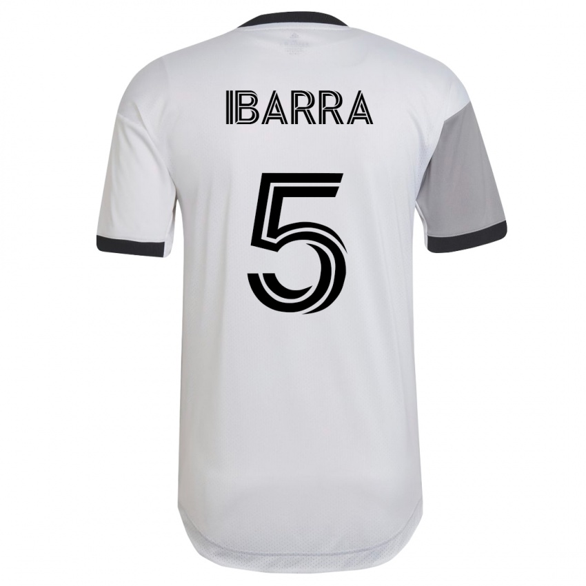 Kinder Franco Ibarra #5 Weiß Auswärtstrikot Trikot 2023/24 T-Shirt Schweiz