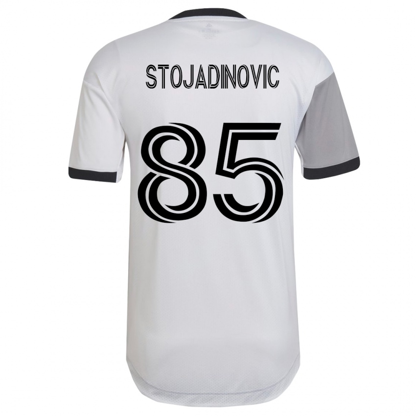 Kinder Marko Stojadinovic #85 Weiß Auswärtstrikot Trikot 2023/24 T-Shirt Schweiz