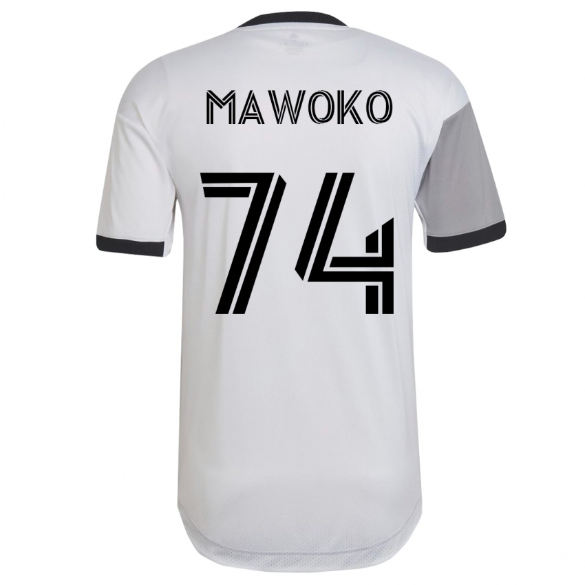 Kinder Kundai Mawoko #74 Weiß Auswärtstrikot Trikot 2023/24 T-Shirt Schweiz