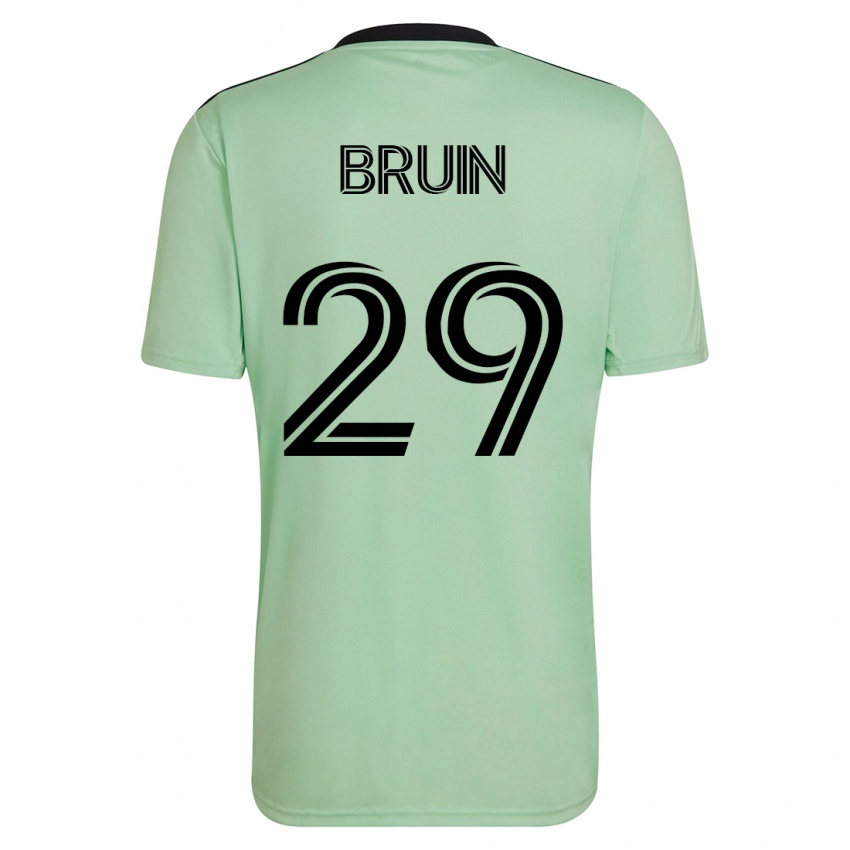 Kinder Will Bruin #29 Hellgrün Auswärtstrikot Trikot 2023/24 T-Shirt Schweiz