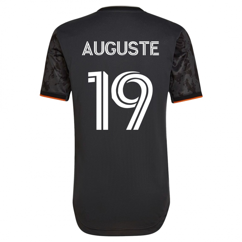 Kinder Charles Auguste #19 Schwarz Auswärtstrikot Trikot 2023/24 T-Shirt Schweiz