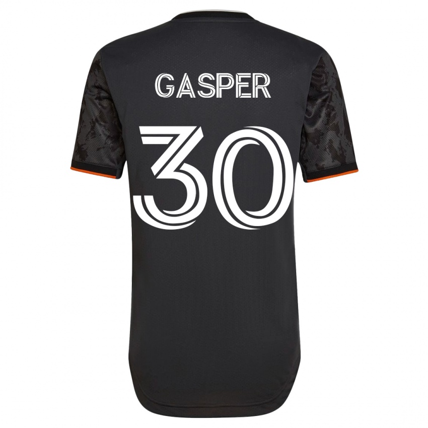 Kinder Chase Gasper #30 Schwarz Auswärtstrikot Trikot 2023/24 T-Shirt Schweiz