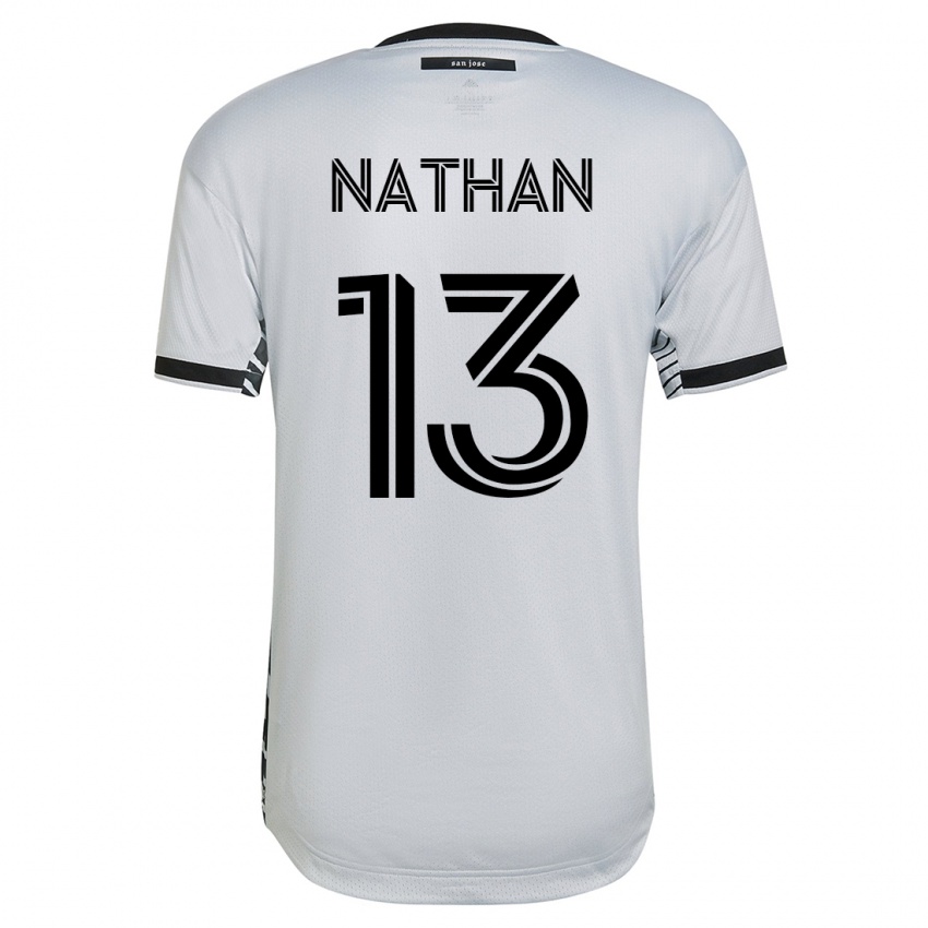 Kinder Nathan #13 Weiß Auswärtstrikot Trikot 2023/24 T-Shirt Schweiz