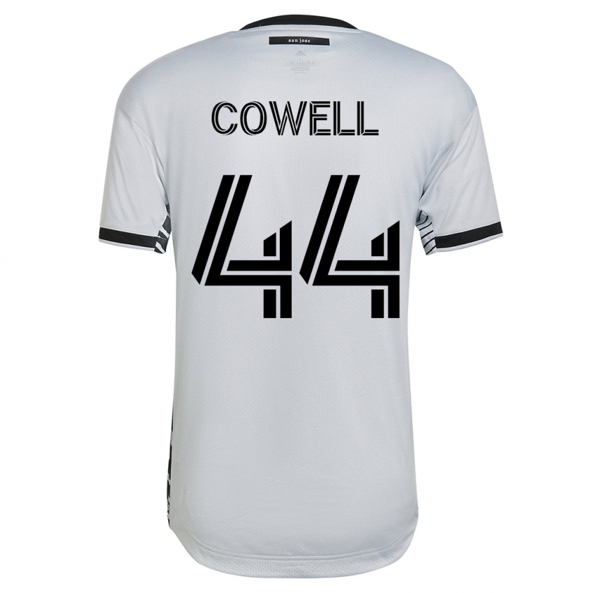 Kinder Cade Cowell #44 Weiß Auswärtstrikot Trikot 2023/24 T-Shirt Schweiz