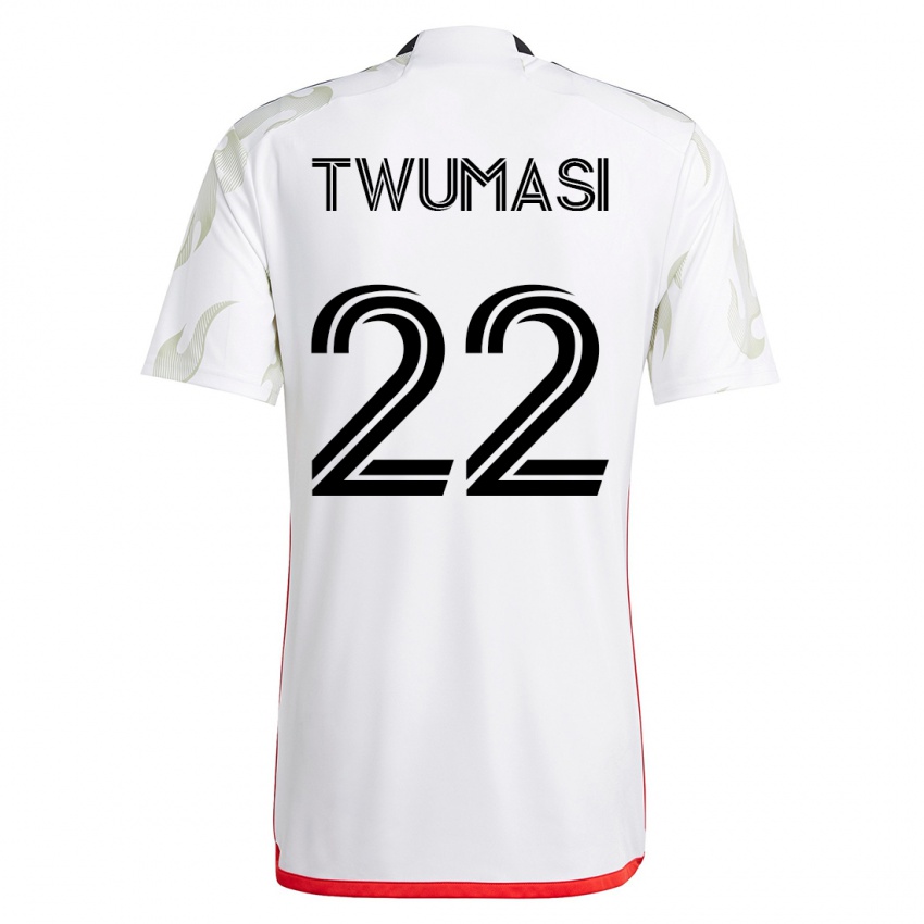 Kinder Ema Twumasi #22 Weiß Auswärtstrikot Trikot 2023/24 T-Shirt Schweiz