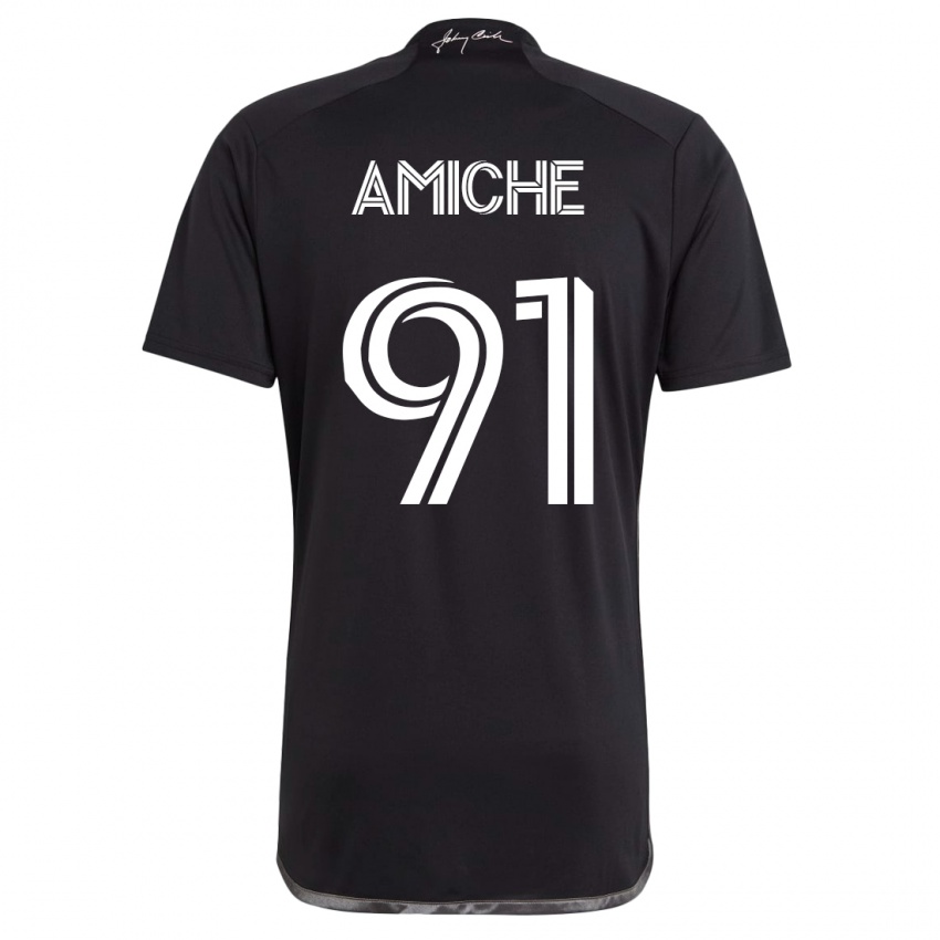 Kinder Kemy Amiche #91 Schwarz Auswärtstrikot Trikot 2023/24 T-Shirt Schweiz