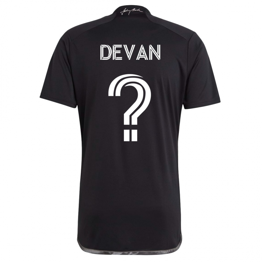 Kinder Liam Devan #0 Schwarz Auswärtstrikot Trikot 2023/24 T-Shirt Schweiz