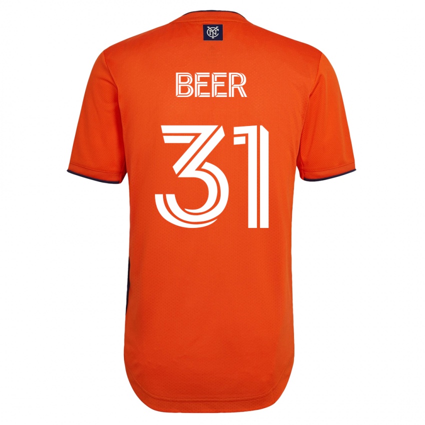 Kinder Jack Beer #31 Schwarz Auswärtstrikot Trikot 2023/24 T-Shirt Schweiz