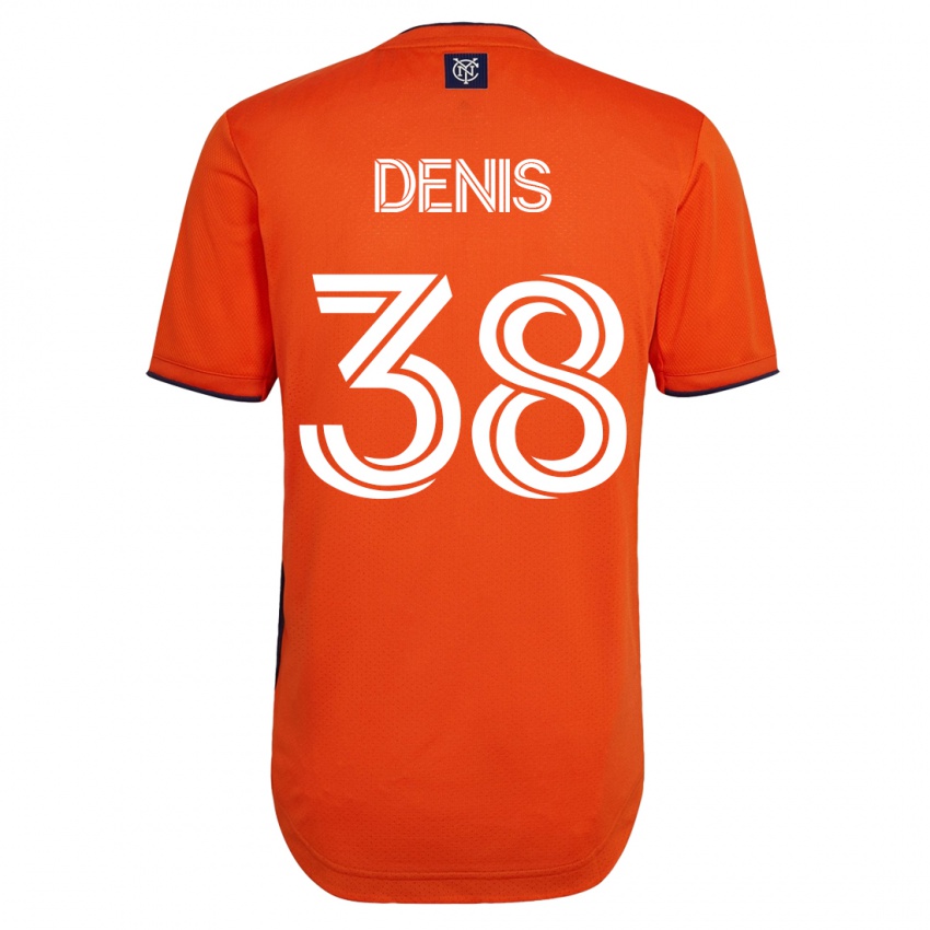 Kinder John Denis #38 Schwarz Auswärtstrikot Trikot 2023/24 T-Shirt Schweiz