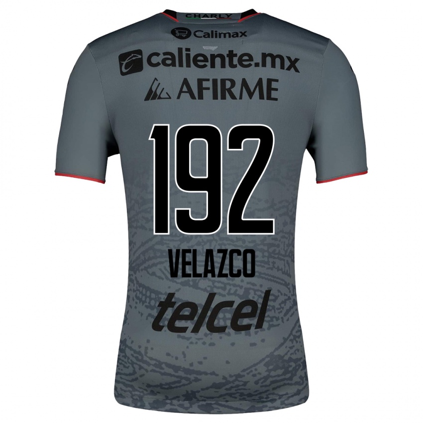 Kinder Emiliano Velazco #192 Grau Auswärtstrikot Trikot 2023/24 T-Shirt Schweiz