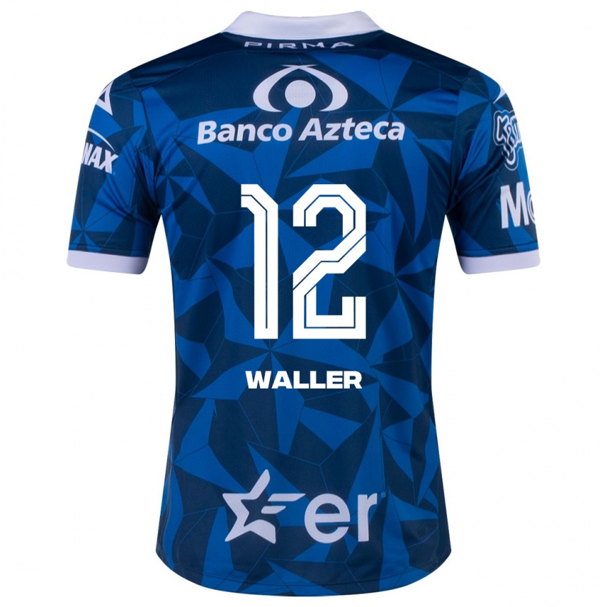Kinder Facundo Waller #12 Blau Auswärtstrikot Trikot 2023/24 T-Shirt Schweiz