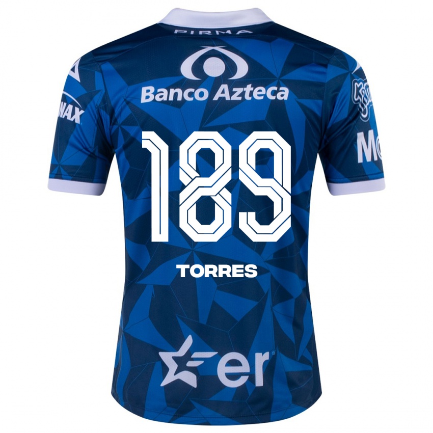Kinder Dylan Torres #189 Blau Auswärtstrikot Trikot 2023/24 T-Shirt Schweiz