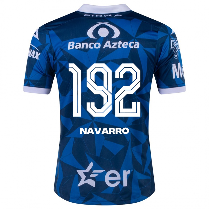 Kinder Eduardo Navarro #192 Blau Auswärtstrikot Trikot 2023/24 T-Shirt Schweiz