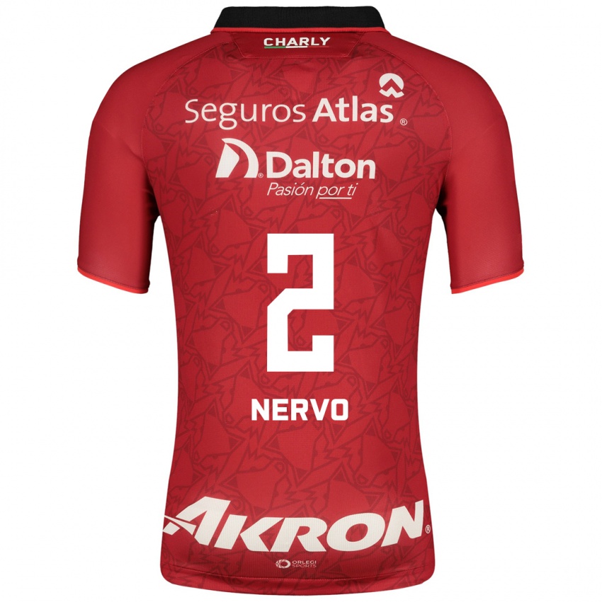 Kinder Hugo Nervo #2 Rot Auswärtstrikot Trikot 2023/24 T-Shirt Schweiz
