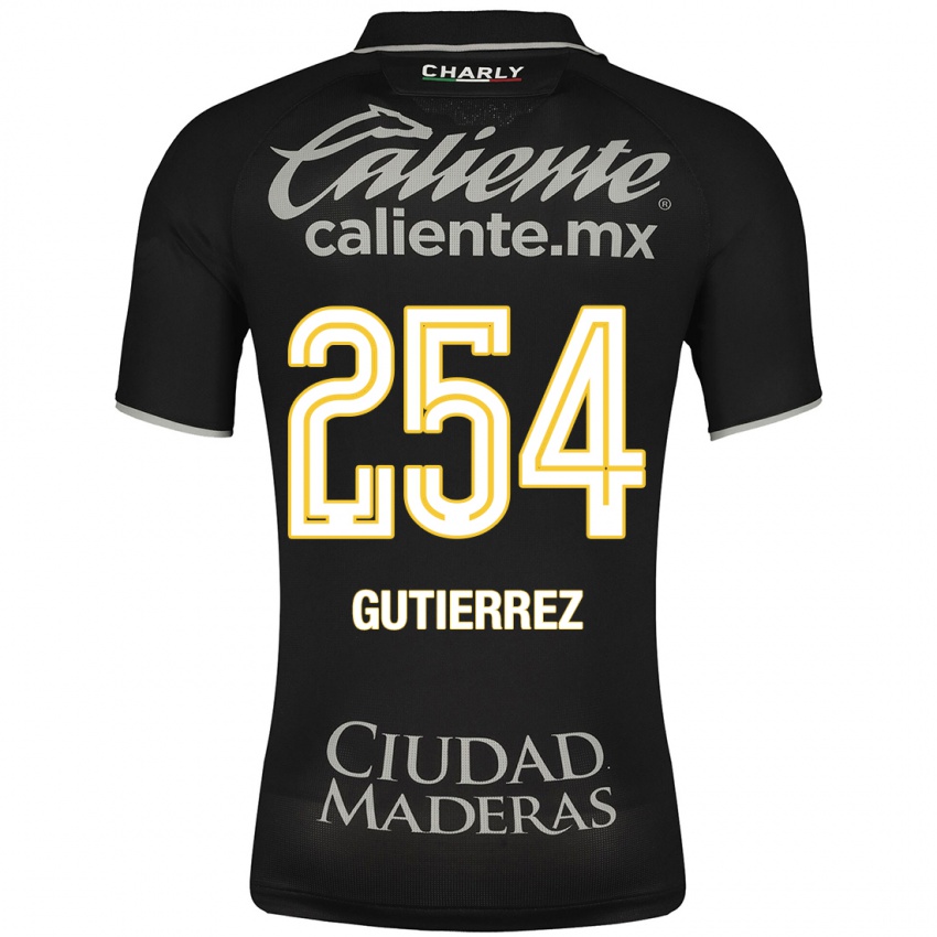 Kinder Alan Gutiérrez #254 Schwarz Auswärtstrikot Trikot 2023/24 T-Shirt Schweiz