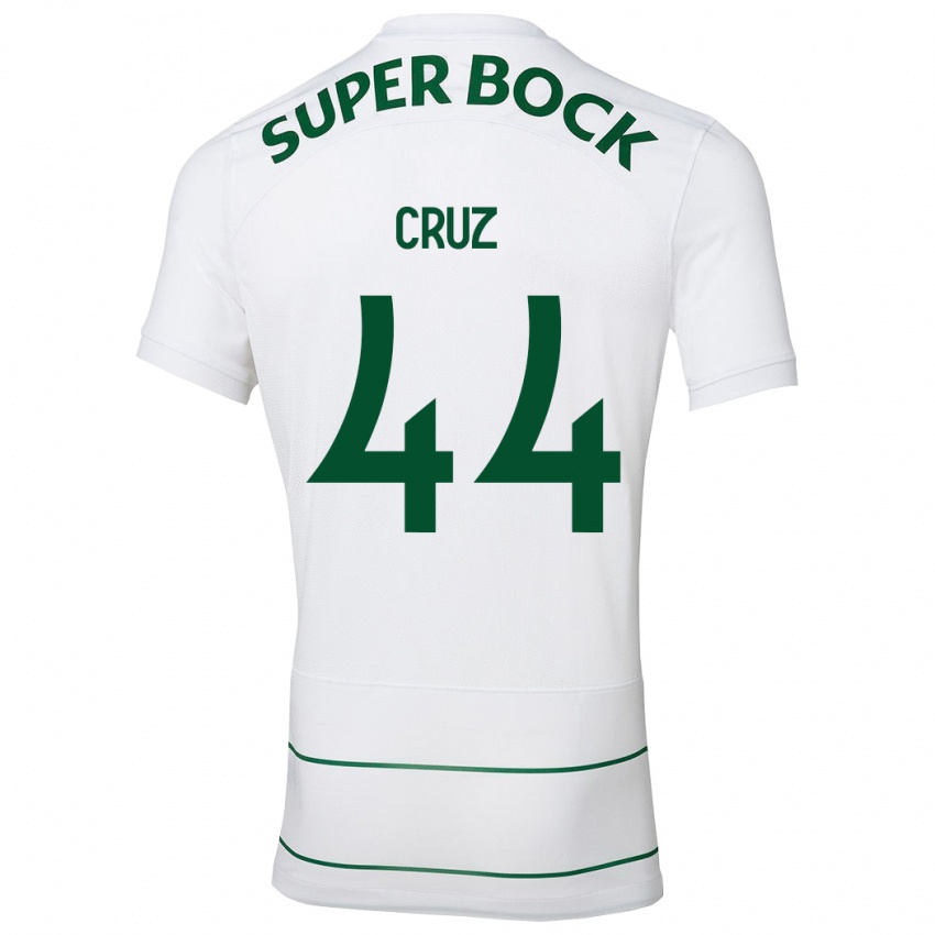 Kinder Marco Cruz #44 Weiß Auswärtstrikot Trikot 2023/24 T-Shirt Schweiz
