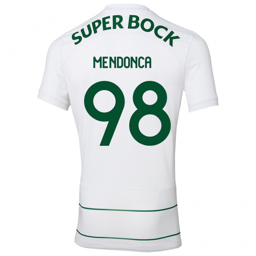 Kinder Manuel Mendonça #98 Weiß Auswärtstrikot Trikot 2023/24 T-Shirt Schweiz